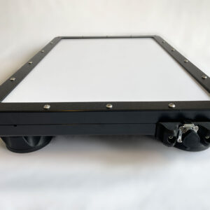 all in one case for starlink gen 3 standard kit with 12v converted router all enclosed in a rugged waterproof starboard case and mounted with magnets or suction cups