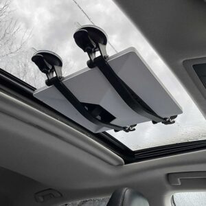 Starlink mini sunroof mount with suction cups for vehicles or boat hatch