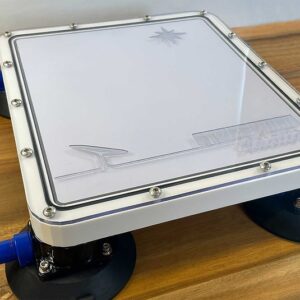 starlink mini starboard case with suction feet and polycarbonate cover
