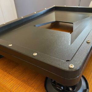 rugged Starlink gen 3 standard kit durable case and mount for vans, RVs and off-road vehicles made of marine starboard with suction feet or magnets